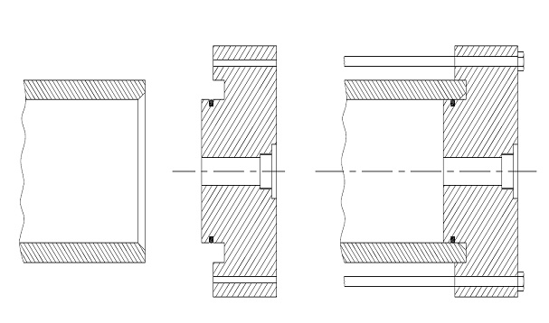 درب ته سیلندر هیدرولیک درب ته سیلندر هیدرولیک