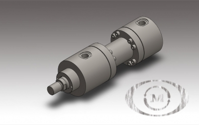Round Shape Cylinder - outside threaded